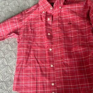 Brooks Brothers Red and White Plaid Shirt